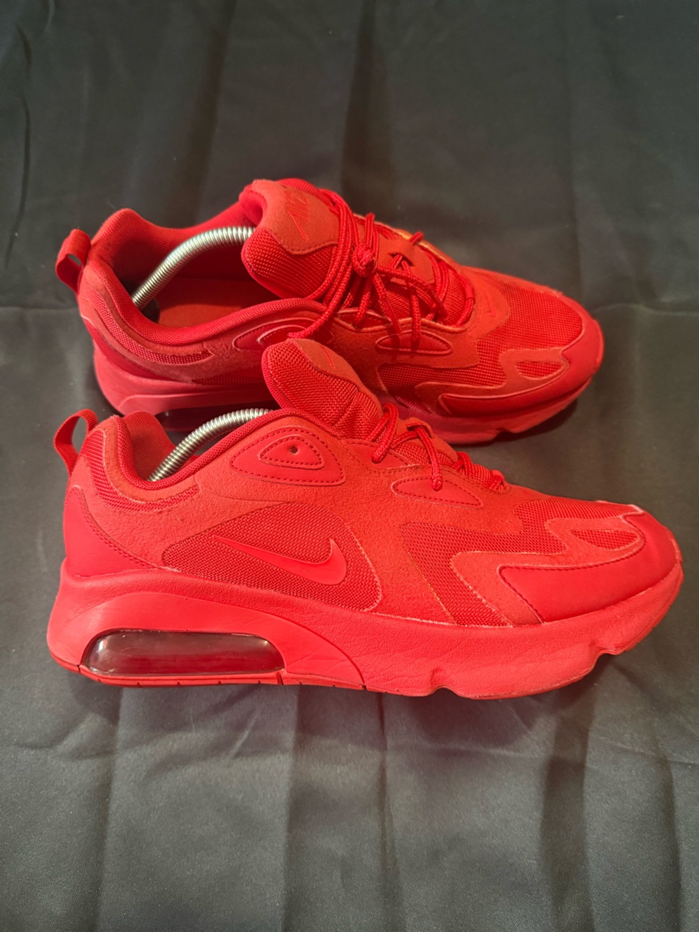 Nike Red Men's air max 200 university red Air-Cushion Sneakers - Picture 2 of 7